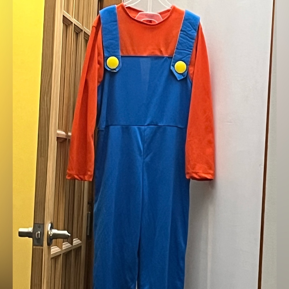 Super Mario Bros Costume Suit Avatar Manga Anime Gaming Outfit Cosplay Kawaii Jr